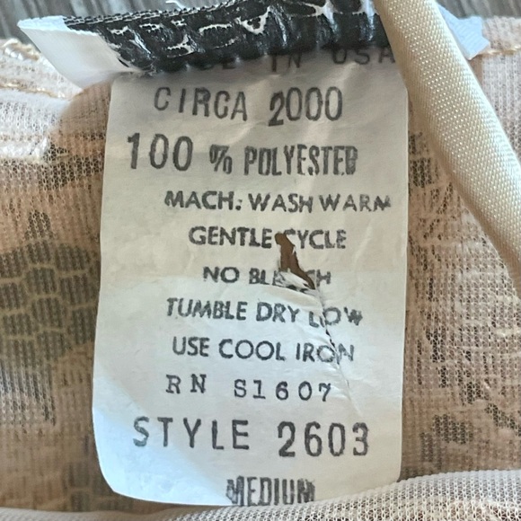 Vintage 1990s Y2K Circa 2000 Lace Overlay Spaghetti Strap Mini Dress - Picture 14 of 14